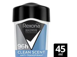 Rexona Maximum Protection Men Deo Cremestick Anti Transpirant Clean Scent