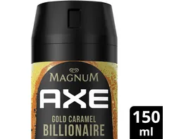 AXE Bodyspray Magnum Gold Caramel Billionaire ohne Aluminiumsalze