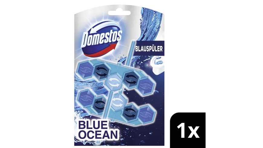 Domestos WC Stein Power5+ Aktiv Blauspüler Blue Ocean DUO 2 x 53 g online  bestellen