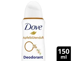 Dove Deodorant Spray mit Zink Komplex Apfelbluetenduft 0 Aluminiumsalze 150 ml
