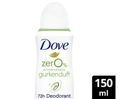 Dove Deodorant Spray mit Zink Komplex Gurkenduft 0 Aluminiumsalze