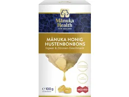 Manuka Health Manuka Honig Hustenbonbons Ingwer Zitrone MGO400