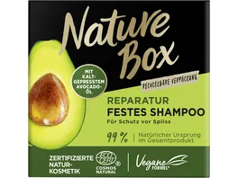 Nature Box festes Shampoo Reparatur