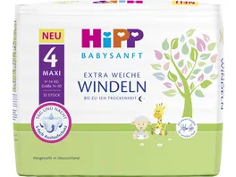 Babysanft Windeln Maxi4 Carry 32 St