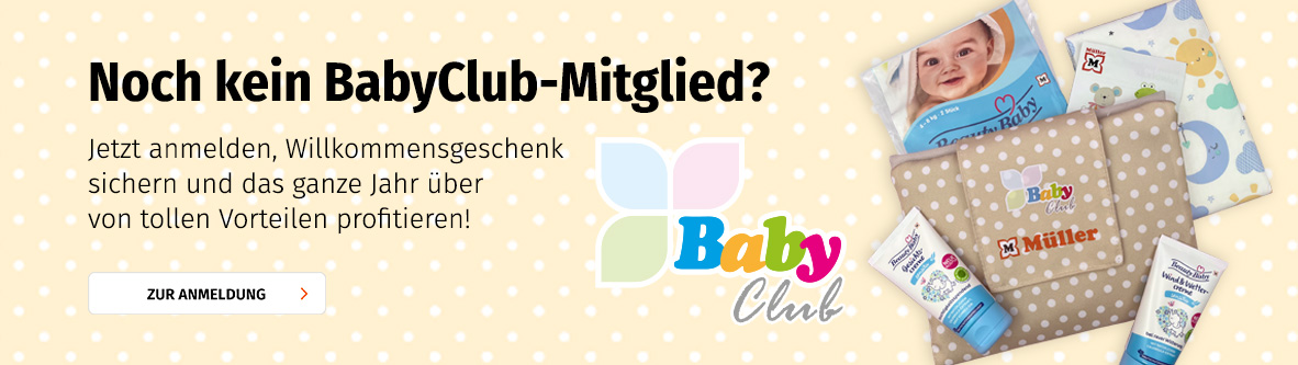 Entdecken Sie den BabyClub bei Müller