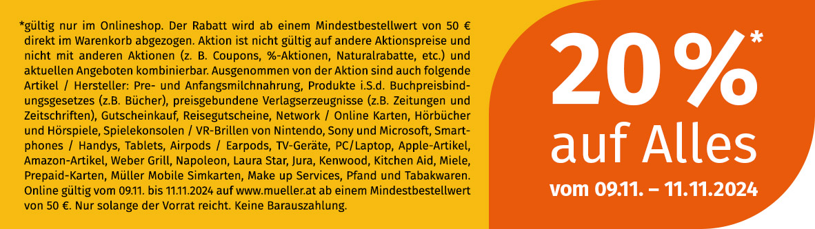 20% auf alles am Singles Day