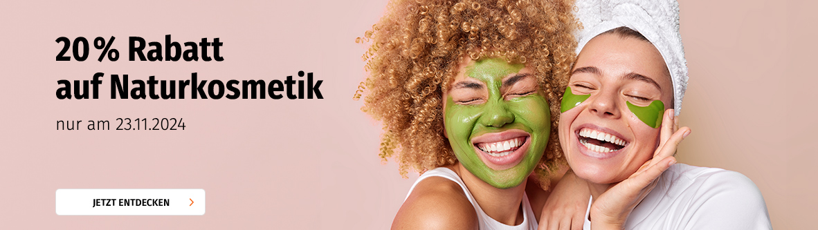 20% auf Naturkosmetik