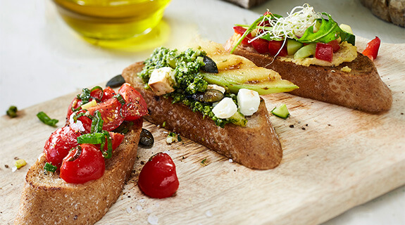 Glutenfreies Tomaten-Bruschetta