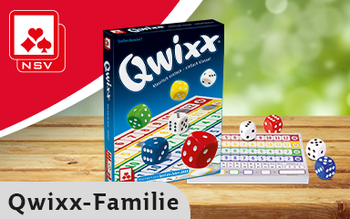 Nürnberger Spielkarten Qwixx Familie