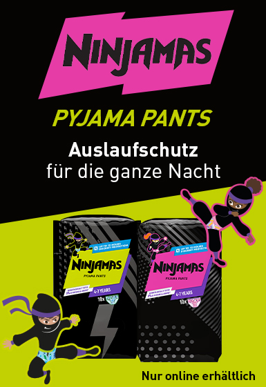 Ninjamas Pyjama Pants zur Unterstützung bei Bettnässen