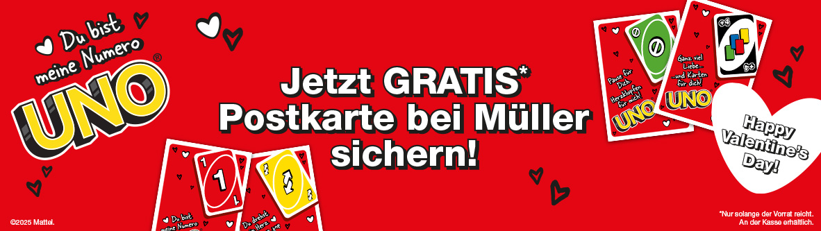 Mattel UNO Promo bei Müller