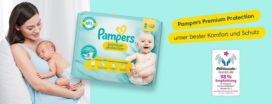 Pampers Premium Protection bei Müller