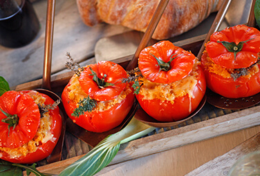 Tomates rellenos de cuscús