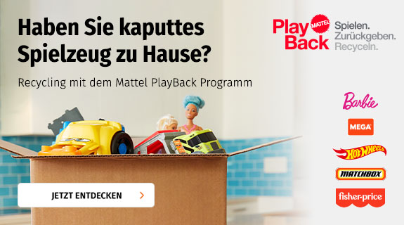 Mattel PlayBack Spielzeug Recycling