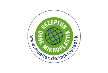 Unser Mikroplastik-frei Logo