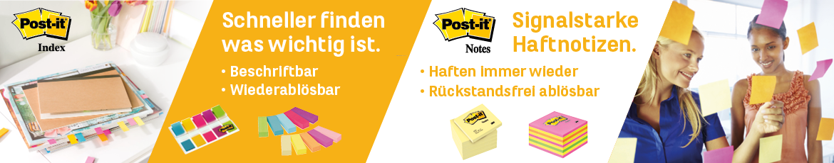 Post-it bei Müller