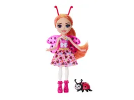 Enchantimals Puppen Glam Party Ladonna Ladybug Puppe mit Freundefigur