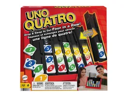 UNO Quatro Spiel Erwachsene Familie und Spieleabend