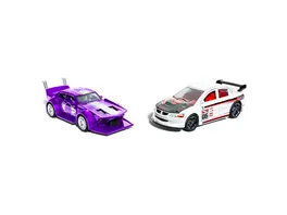 Hot Wheels Speeders Rueckziehautos im 2er Pack im Massstab 1 43