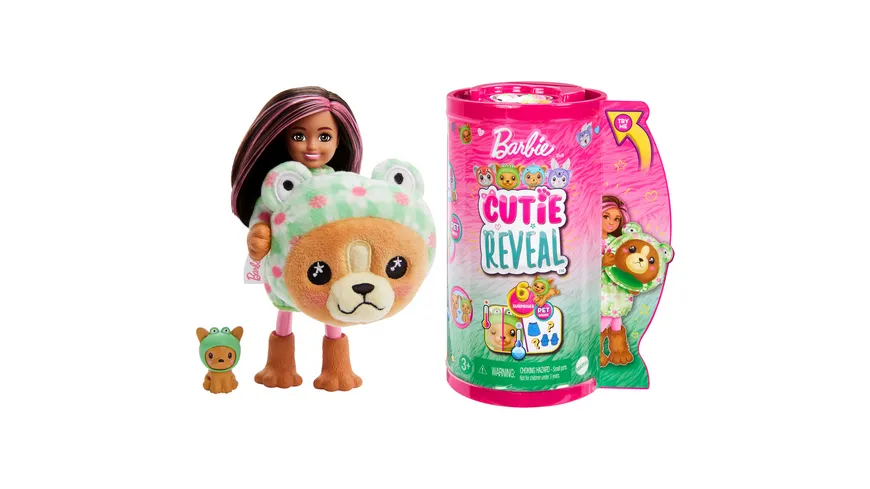Barbie Cutie Reveal Chelsea Puppy as Frog Doll