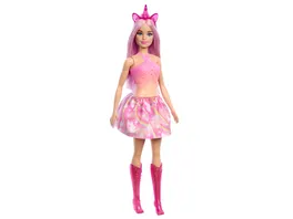 Barbie Einhorn Puppe mit pinken Haaren