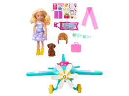 Barbie Chelsea Flugzeug Puppe und Spielset