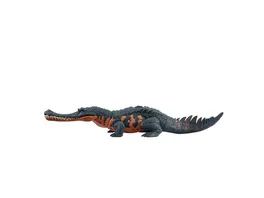 Jurassic World Wild Roar Dinosaurier Gryposuchus Actionfigur Spielzeug mit Geraeuschen