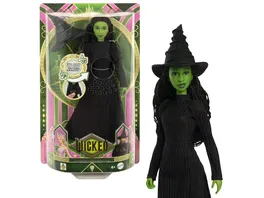 Universal Pictures Wicked Singing Elphaba Modepuppe beweglich mit abnehmbarer Film Mode und Zubehoer