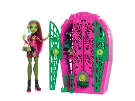 Monster High Skulltimate Secrets Garden Mysteries Spielset Venus McFlytrap Puppe mit mehr als 19 Ueberraschungen