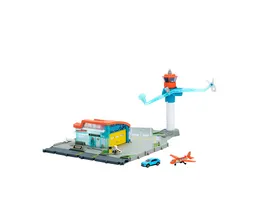 Matchbox Flughafen Abhebe Abenteuer Spielset mit 1 Die Cast Audi und 1 Flugzeug aus Kunststoff