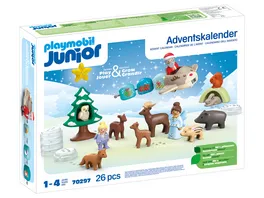 PLAYMOBIL 70297 JUNIOR Adventskalender Schneeweihnacht