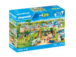 PLAYMOBIL 71600 my Life Mein grosser Erlebnis Zoo