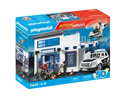 PLAYMOBIL 71602 ACTION HEROES Polizeistation