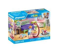 PLAYMOBIL 71609 my Life Schlafzimmer mit Babyspielecke