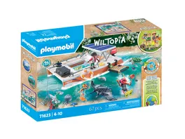 PLAYMOBIL 71623 WILTOPIA Korallenriff Plattform