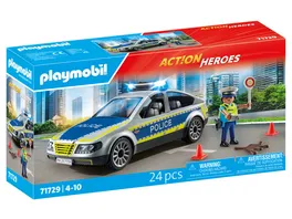 PLAYMOBIL 71729 ACTION HEROES Polizei Streifenwagen