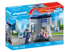 PLAYMOBIL 71733 ACTION HEROES Polizei Ermittlungszimmer