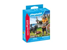 PLAYMOBIL 71755 Special Plus Wikinger mit Wachhund