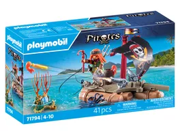 PLAYMOBIL 71794 Schatzbergung auf Piratenfloss