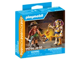 PLAYMOBIL 71796 DUOPACK Schatzsucher und Mumie