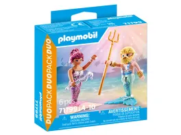 PLAYMOBIL 71799 DUOPACK Meerjungfrau und Meermann