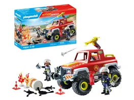 PLAYMOBIL 71824 ACTION HEROES Feuerwehrtruck