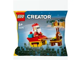 LEGO Creator 30670 Weihnachtsmann auf Schlittenfahrt