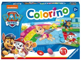 Ravensburger Spiel Paw Patrol Colorino Kinderspiel zum Farbenlernen Mosaik Steckspiel ab 2 Jahre
