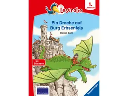 Ein Drache auf Burg Erbsenfels Leserabe ab 1 Klasse Erstlesebuch fuer Kinder ab 6 Jahren