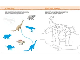 WAS IST WAS Kindergarten Malen Raetseln Stickern Bei den Dinosauriern Malen Raetseln Stickern
