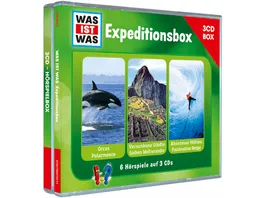 WAS IST WAS 3 CD Hoerspielbox Vol 2 Expeditionsbox TESSLOFF
