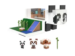 Minecraft Mob Head Panda 3 in 1 Spielset