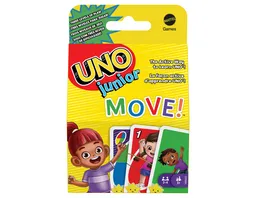Mattel Games UNO Junior Move interaktives Kartenspiel Kinderspiel