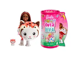 Barbie Cutie Reveal Chelsea Costume Cuties Series Kitty Red Panda